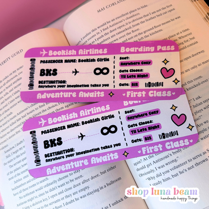 Bookish Airlines Bookmark