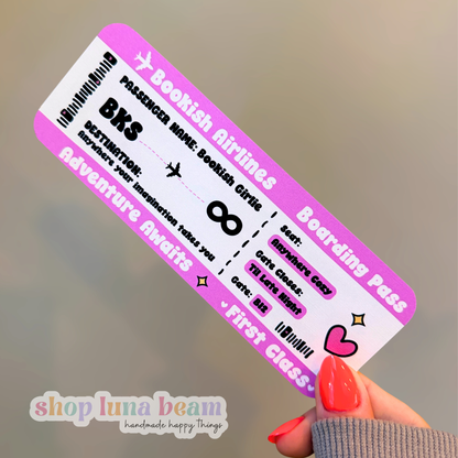 Bookish Airlines Bookmark