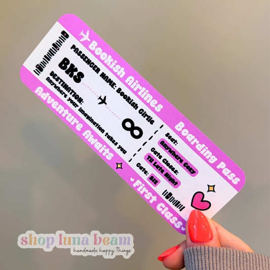 Bookish Airlines Bookmark