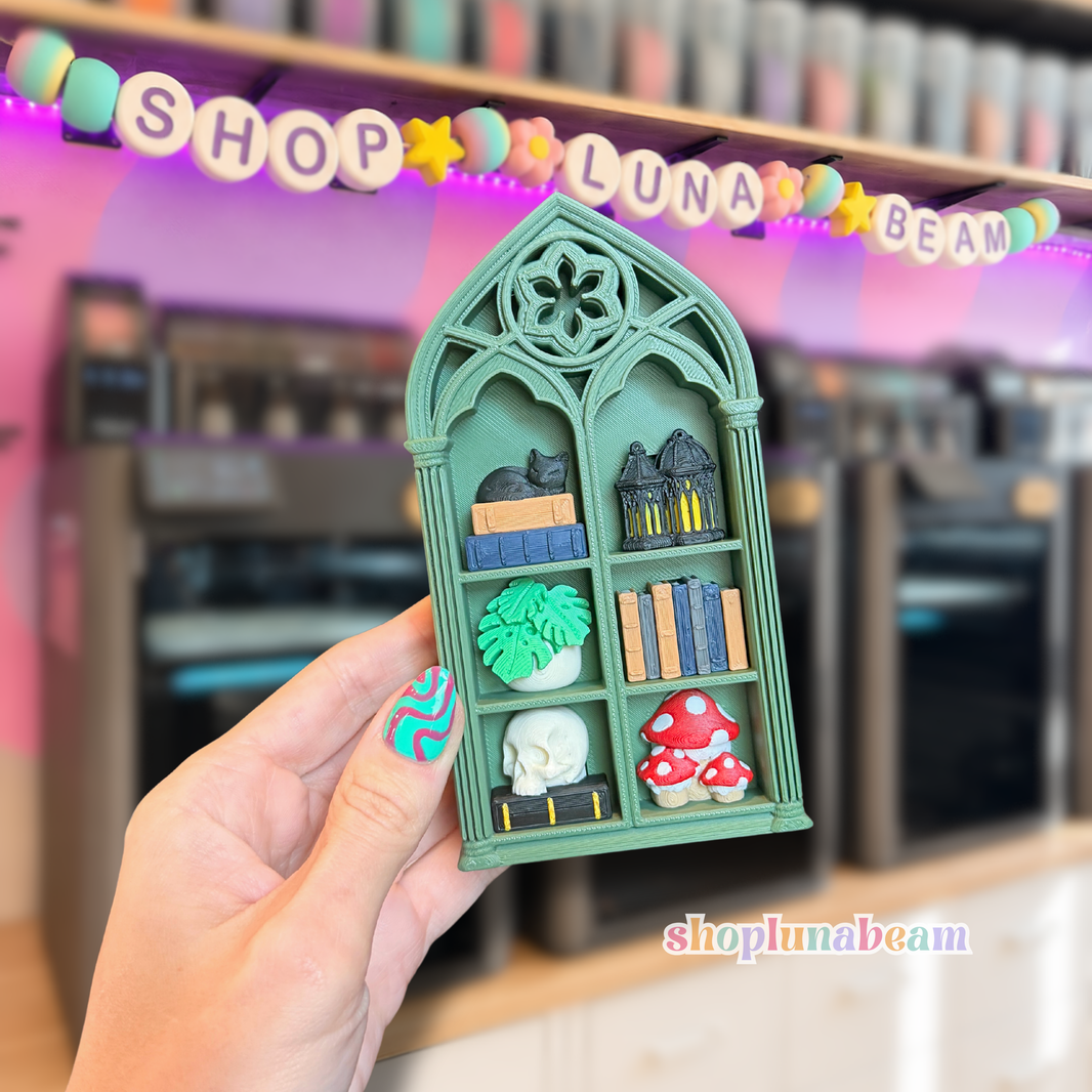 Gothic Bookshelf Clicker [Cottagecore]