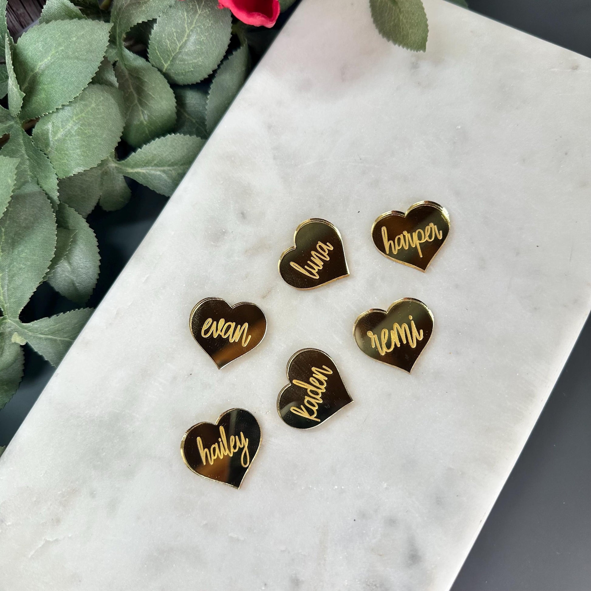 Heart Tokens Magnet Luna Beam Creations