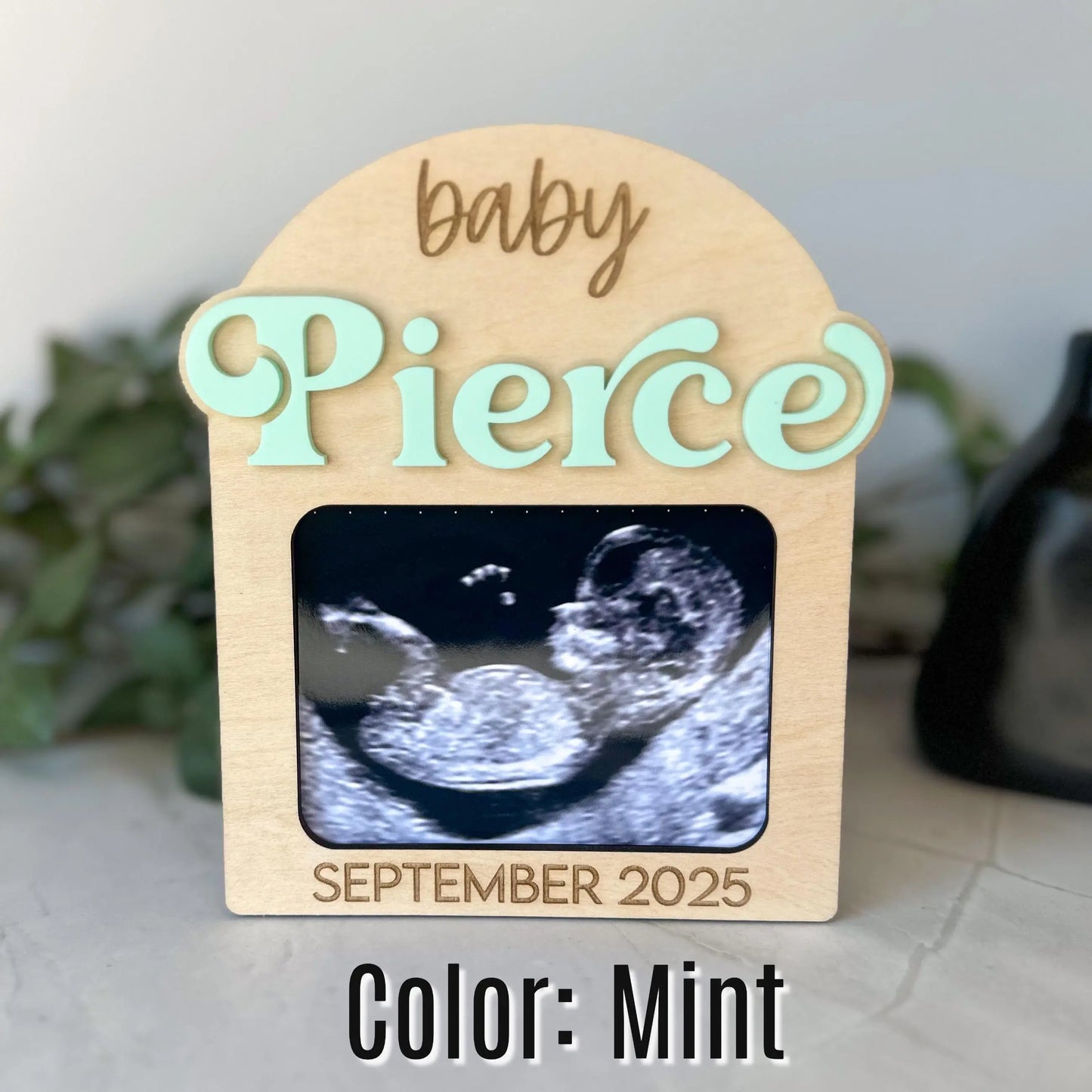 Ultrasound Photo Frame Magnet Luna Beam Creations