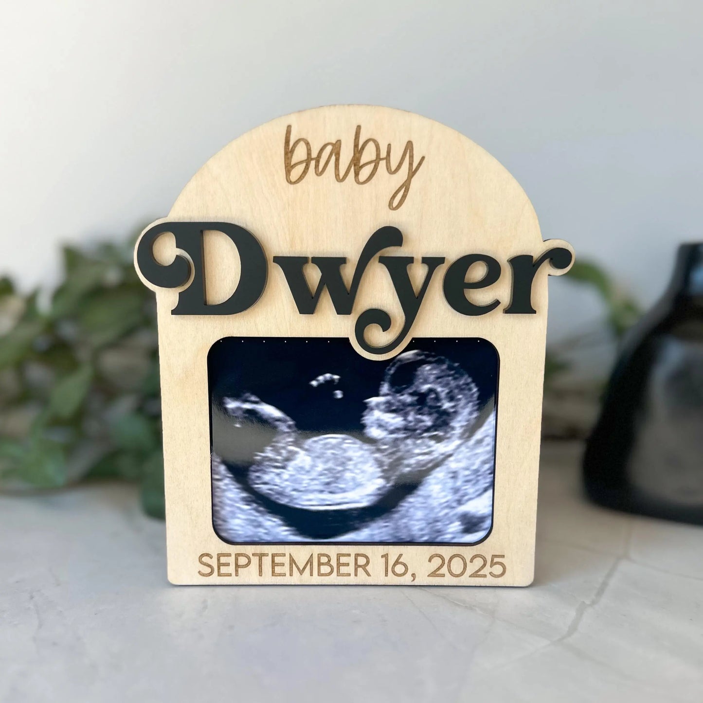Ultrasound Photo Frame Magnet Luna Beam Creations
