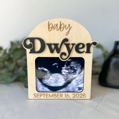 Ultrasound Photo Frame Magnet Luna Beam Creations