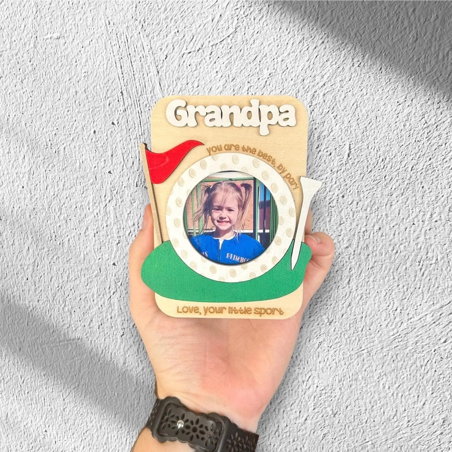 Golf Photo Frame Magnet Luna Beam Creations