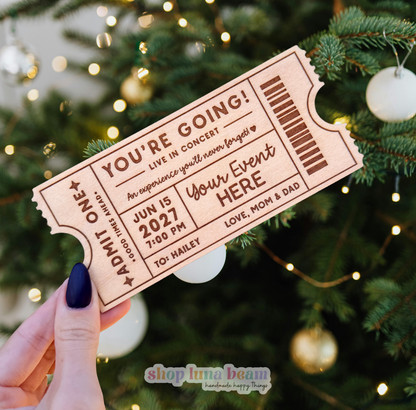 Personalized Event Ticket