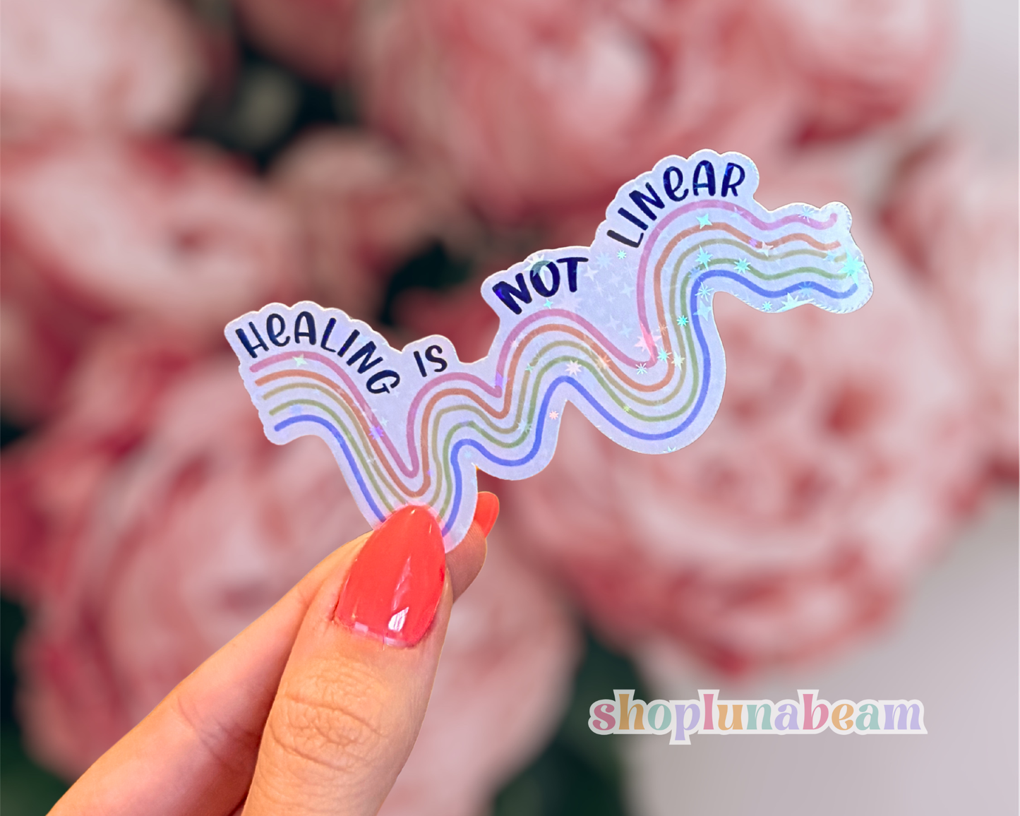 Healing Is Not Linear Sticker