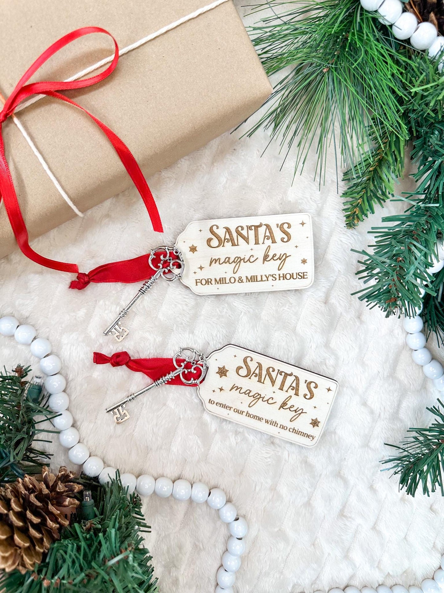Santa's Magic Key Ornament Luna Beam Creations