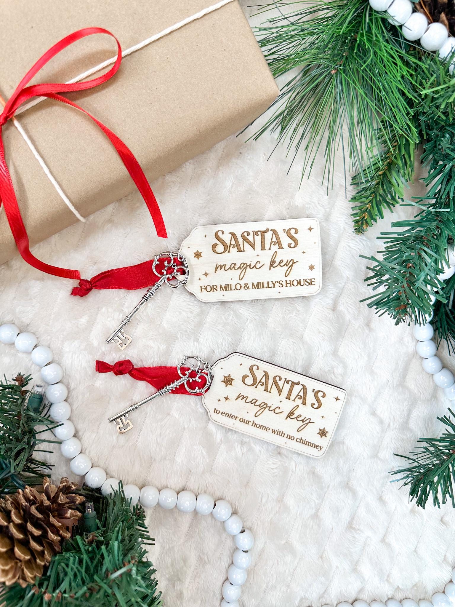 Santa's Magic Key Ornament Luna Beam Creations