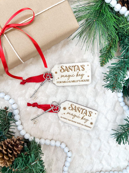 Santa's Magic Key Ornament Luna Beam Creations
