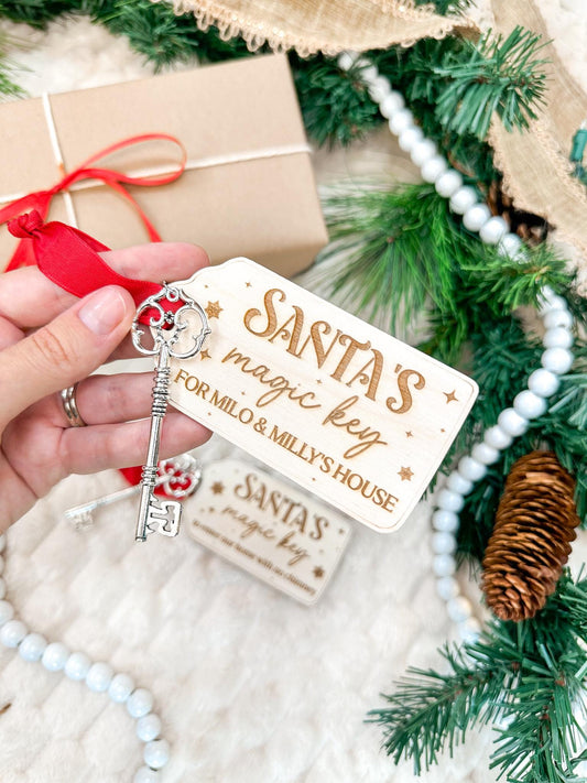 Santa's Magic Key Ornament Luna Beam Creations