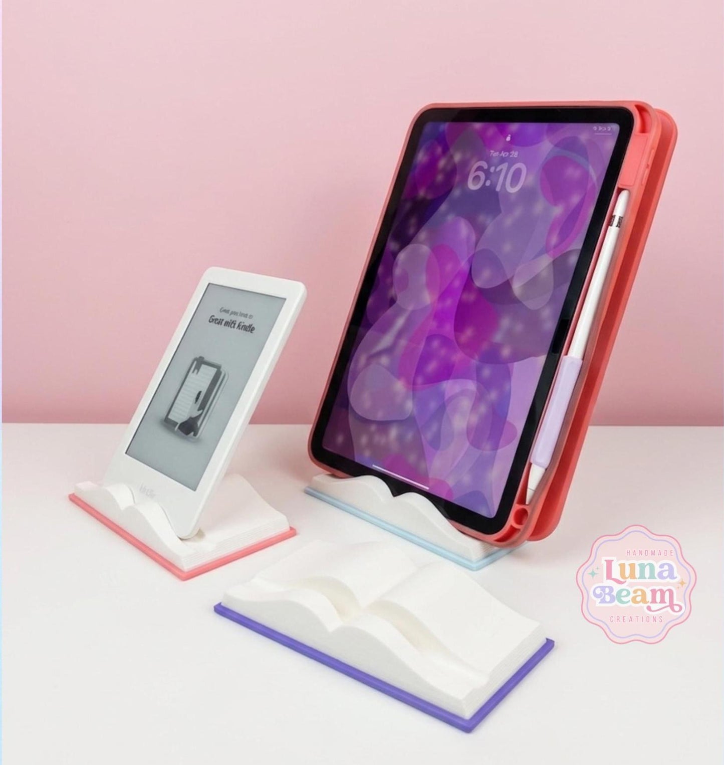 Open Book Kindle & Device Stand