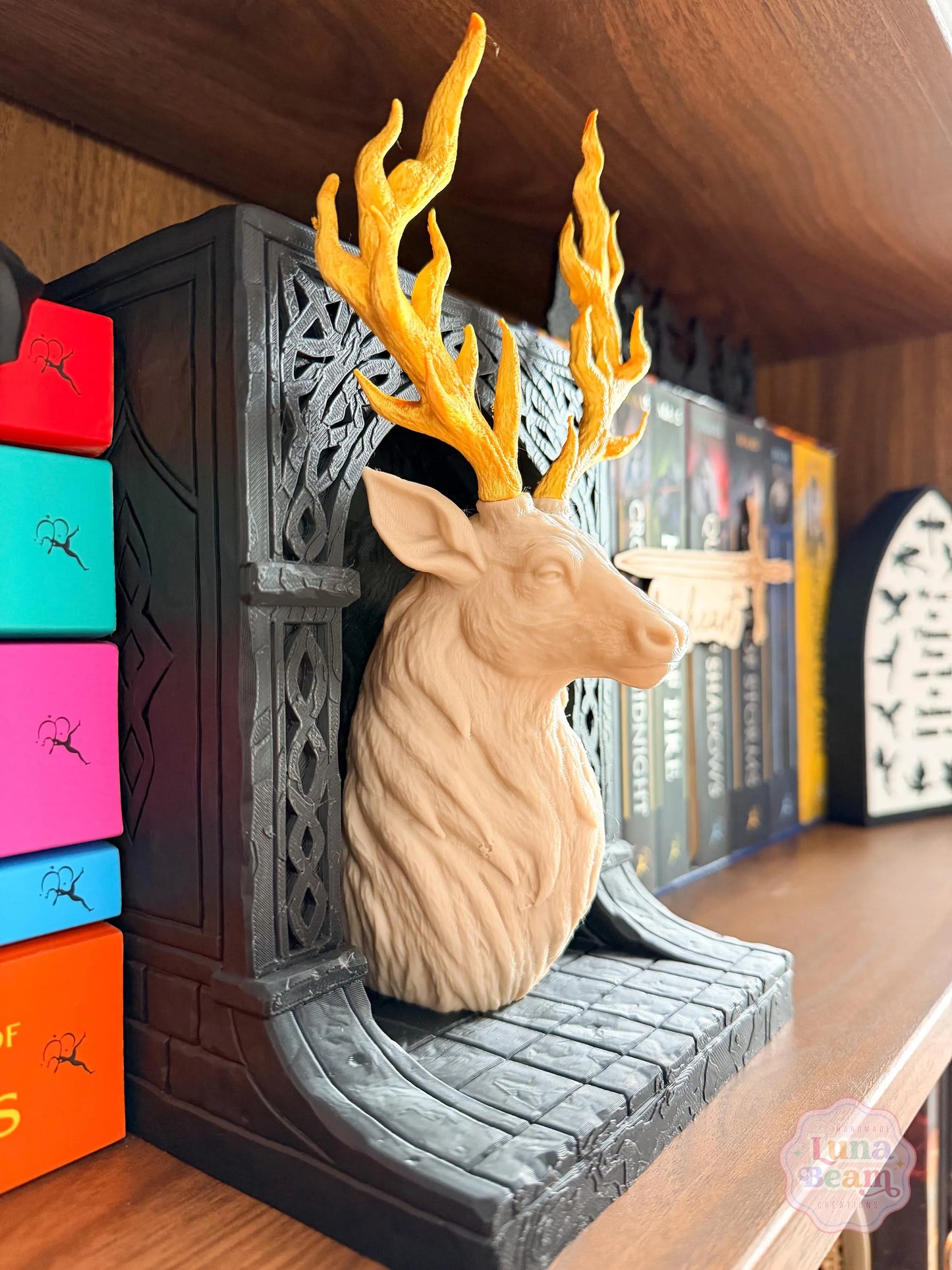 Stag Head Bookend