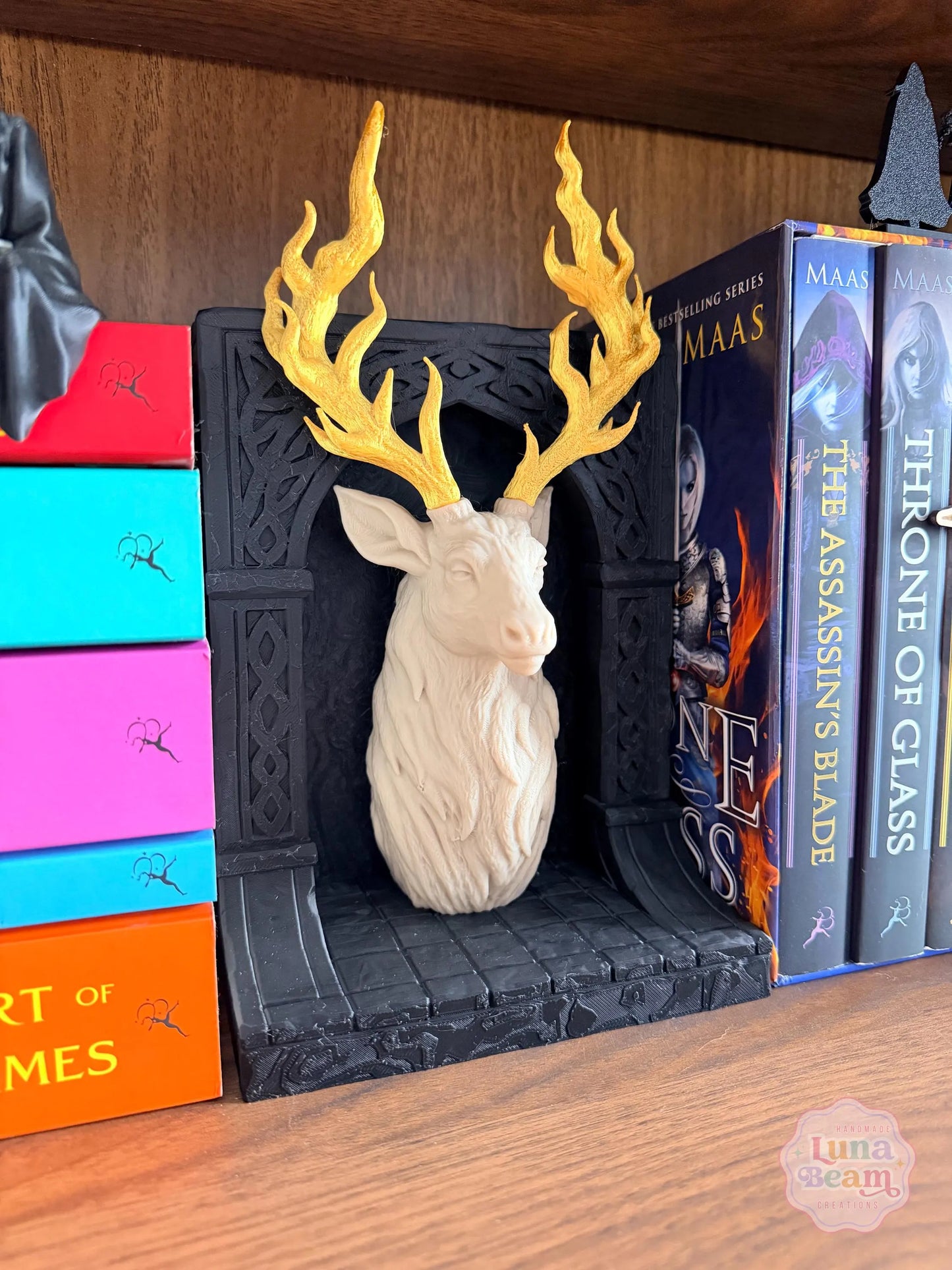 Stag Head Bookend