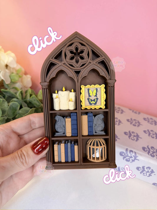 Gothic Bookshelf Clicker [butterfly]