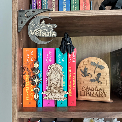Velaris Corner Bookshelf Bracket Luna Beam Creations
