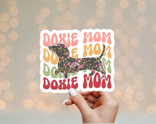 Doxie Mom Sticker