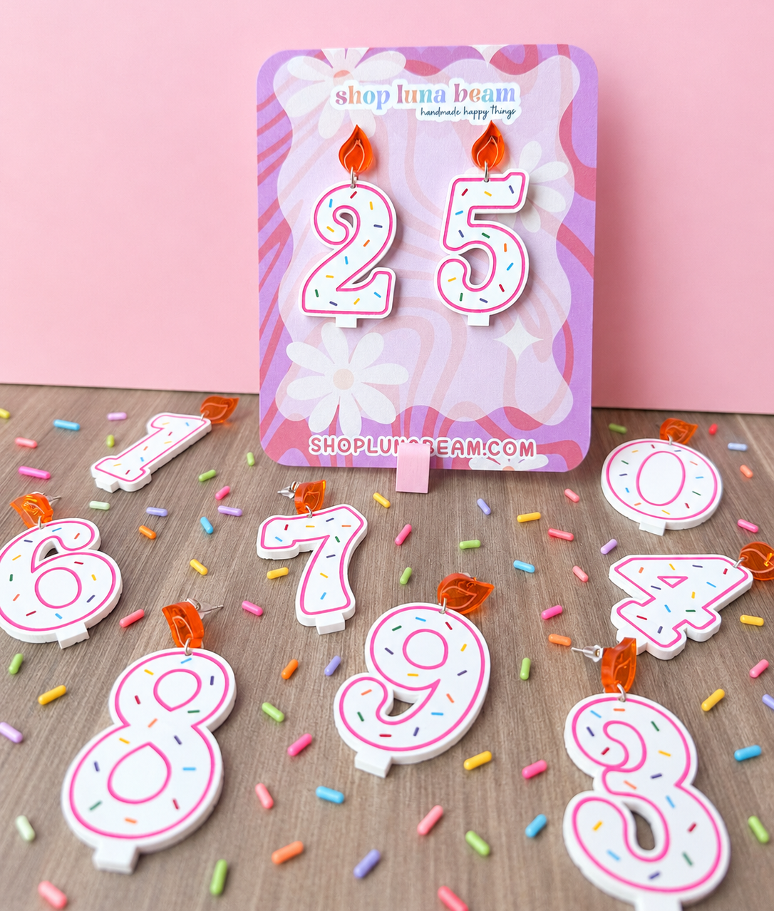Birthday Candle Earrings [large]