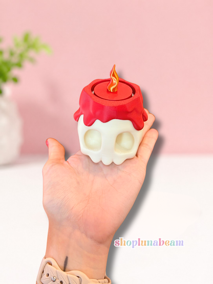Melting Candle Skull Clicker [large]