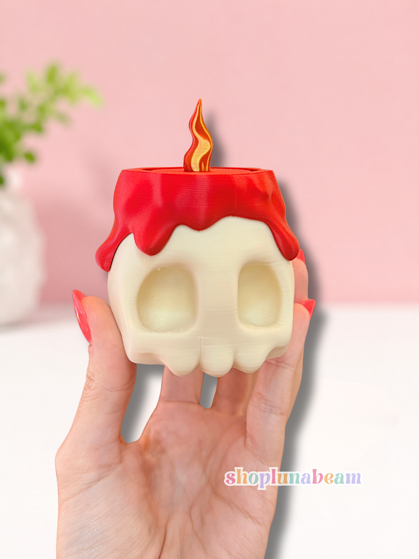 Melting Candle Skull Clicker [large]