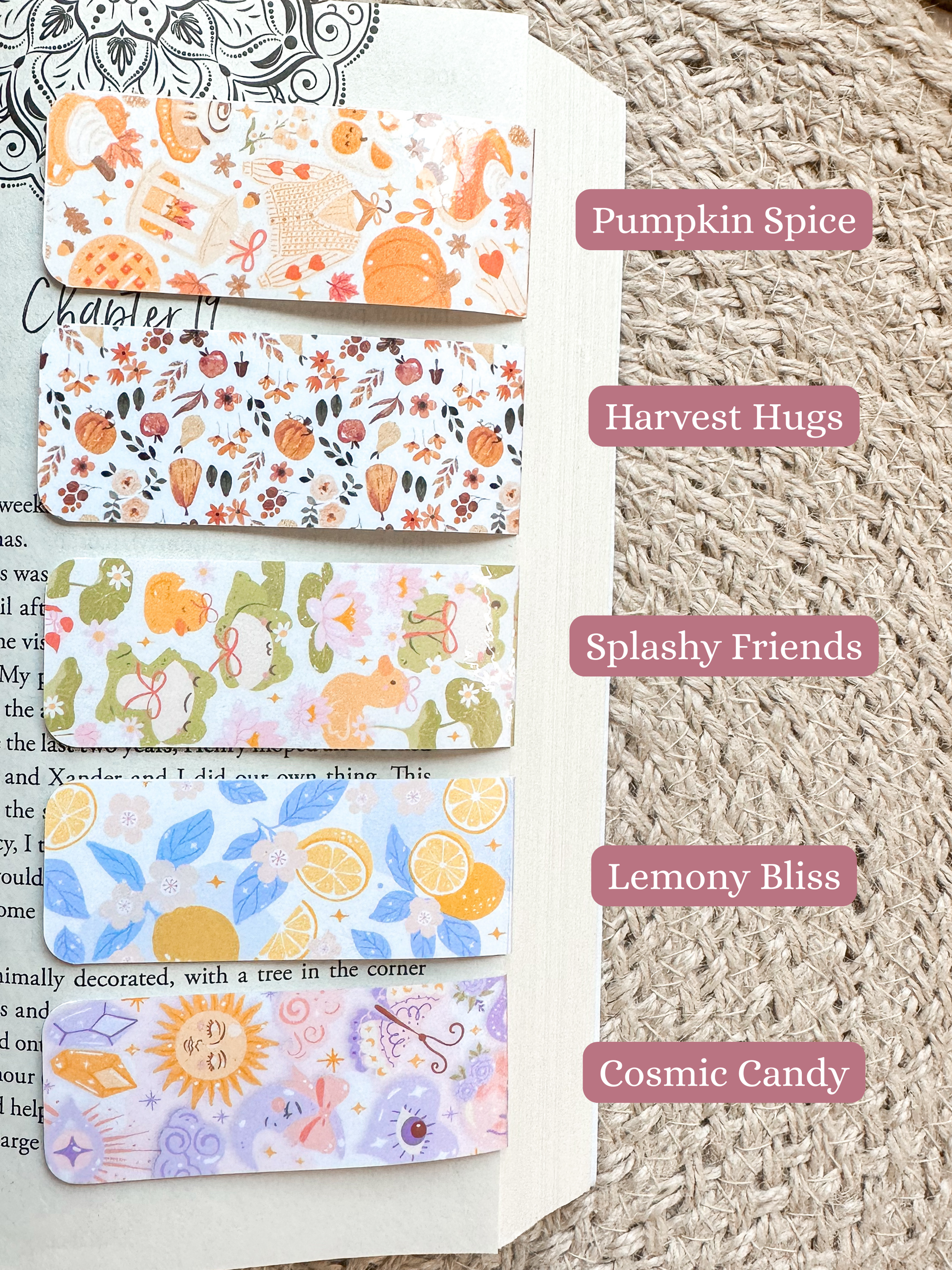 Magnetic Bookmarks Luna Beam Creations