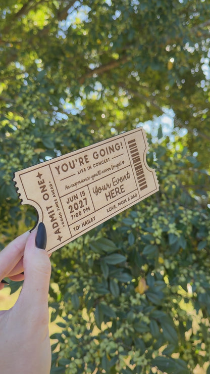 Personalized Event Ticket