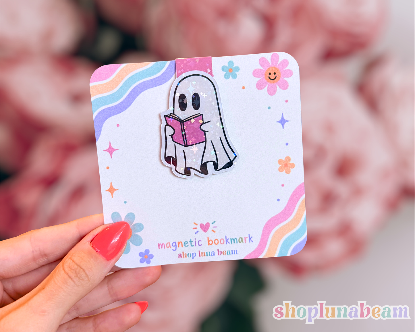 Reading Ghost Magnetic Bookmark