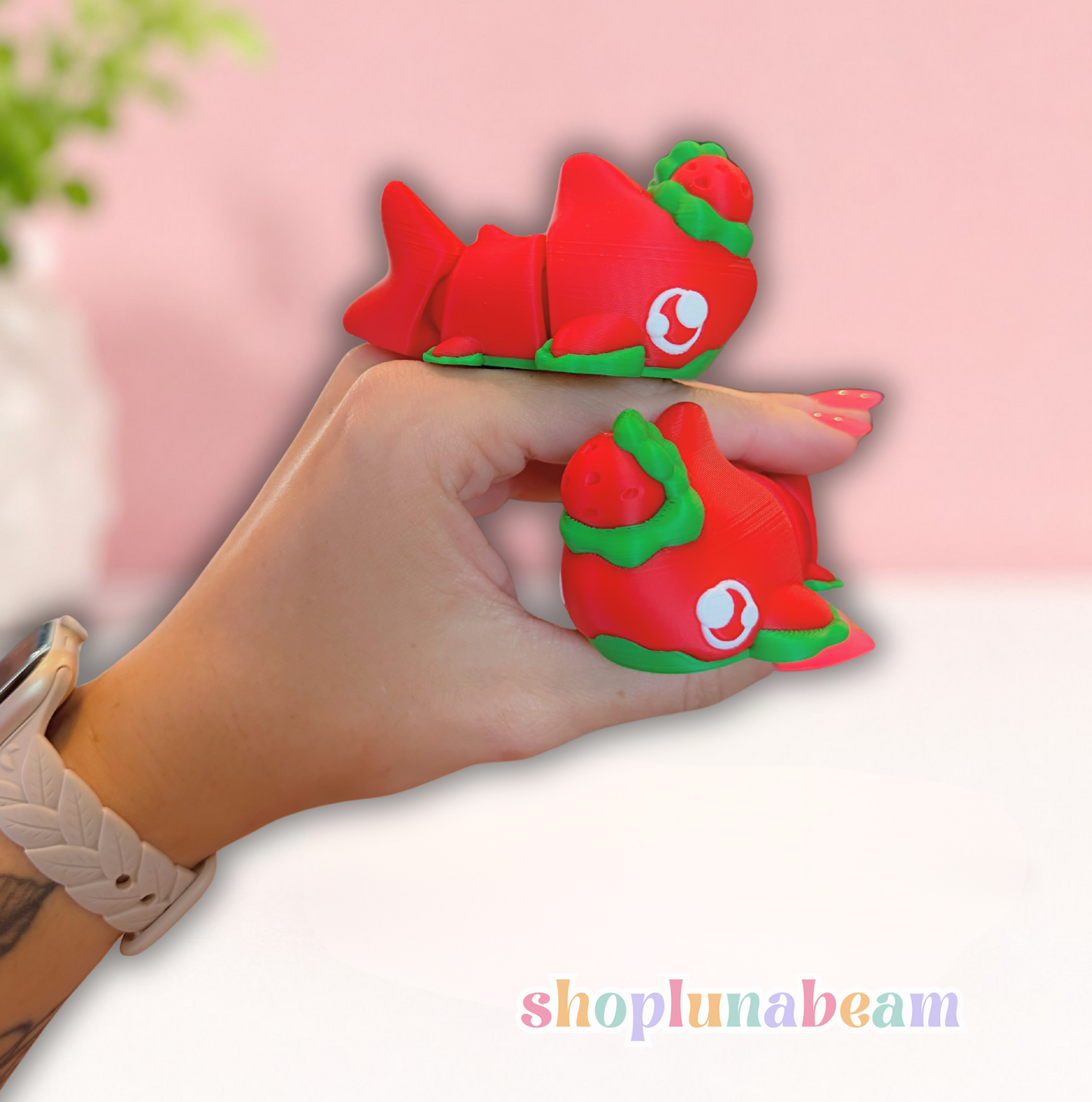 Strawberry Shark Chibi