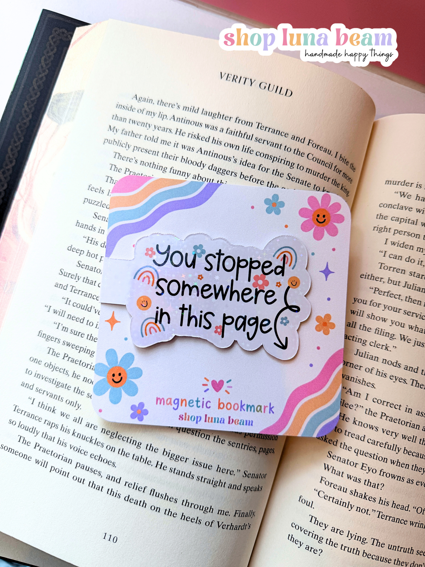 You Stopped Somewhere In This Page Magnetic Bookmark