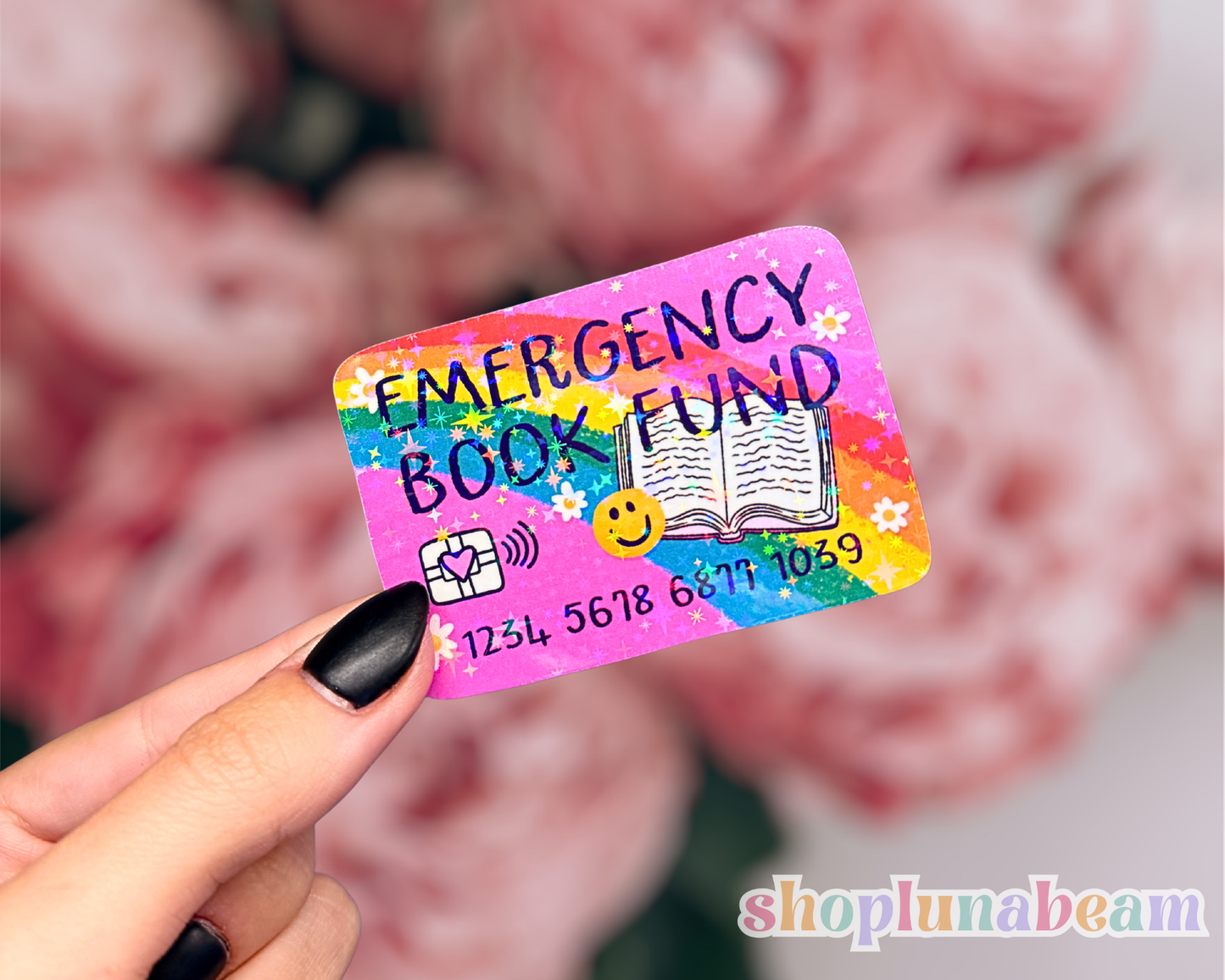 Emergency Book Fund Sticker
