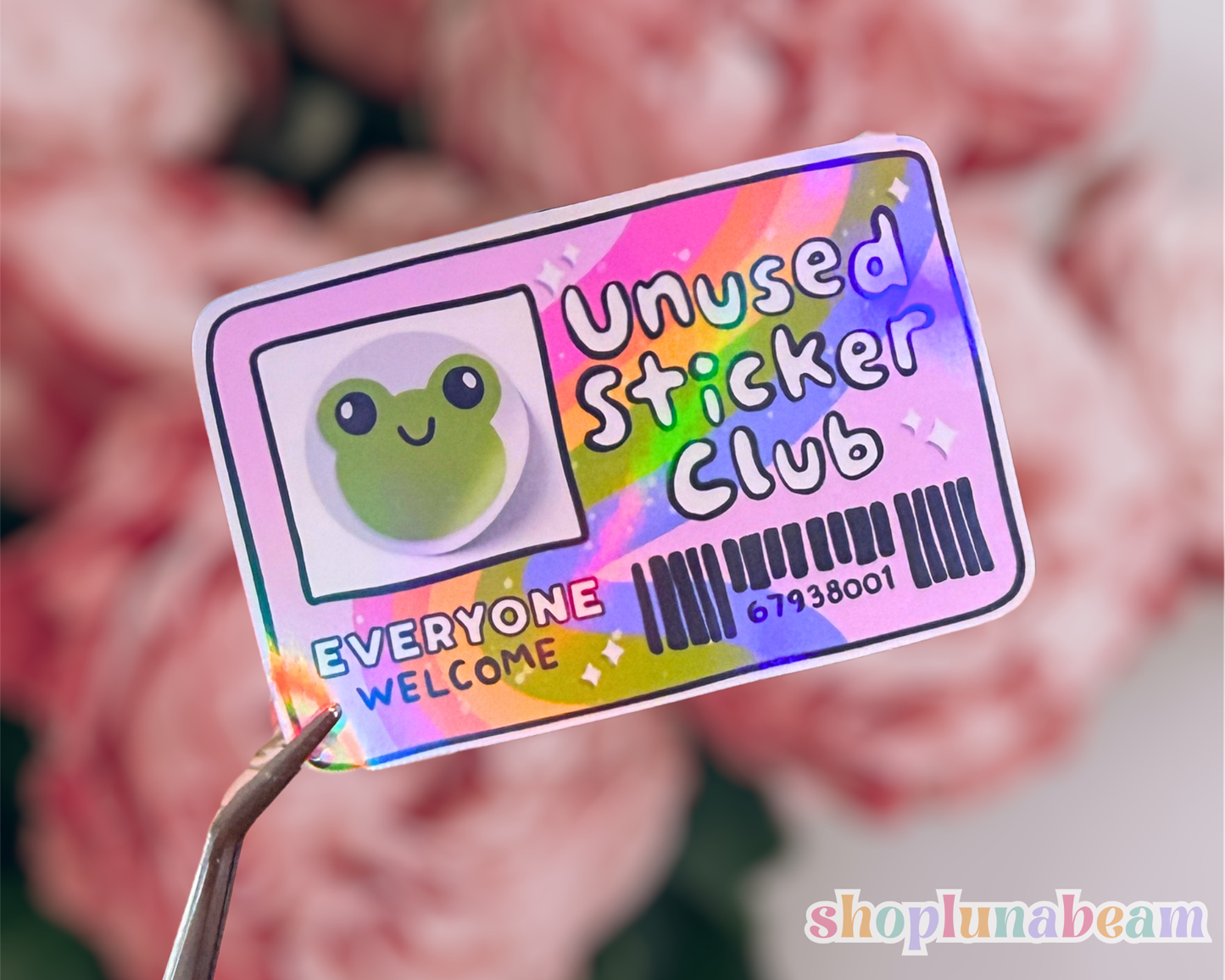 Unused Sticker Club Sticker